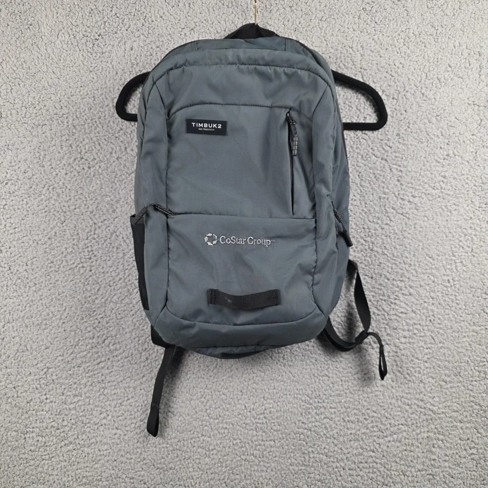 Timbuk2 Backpack Mens Medium Gray Laptop Parkside Zip Pockets Organizer